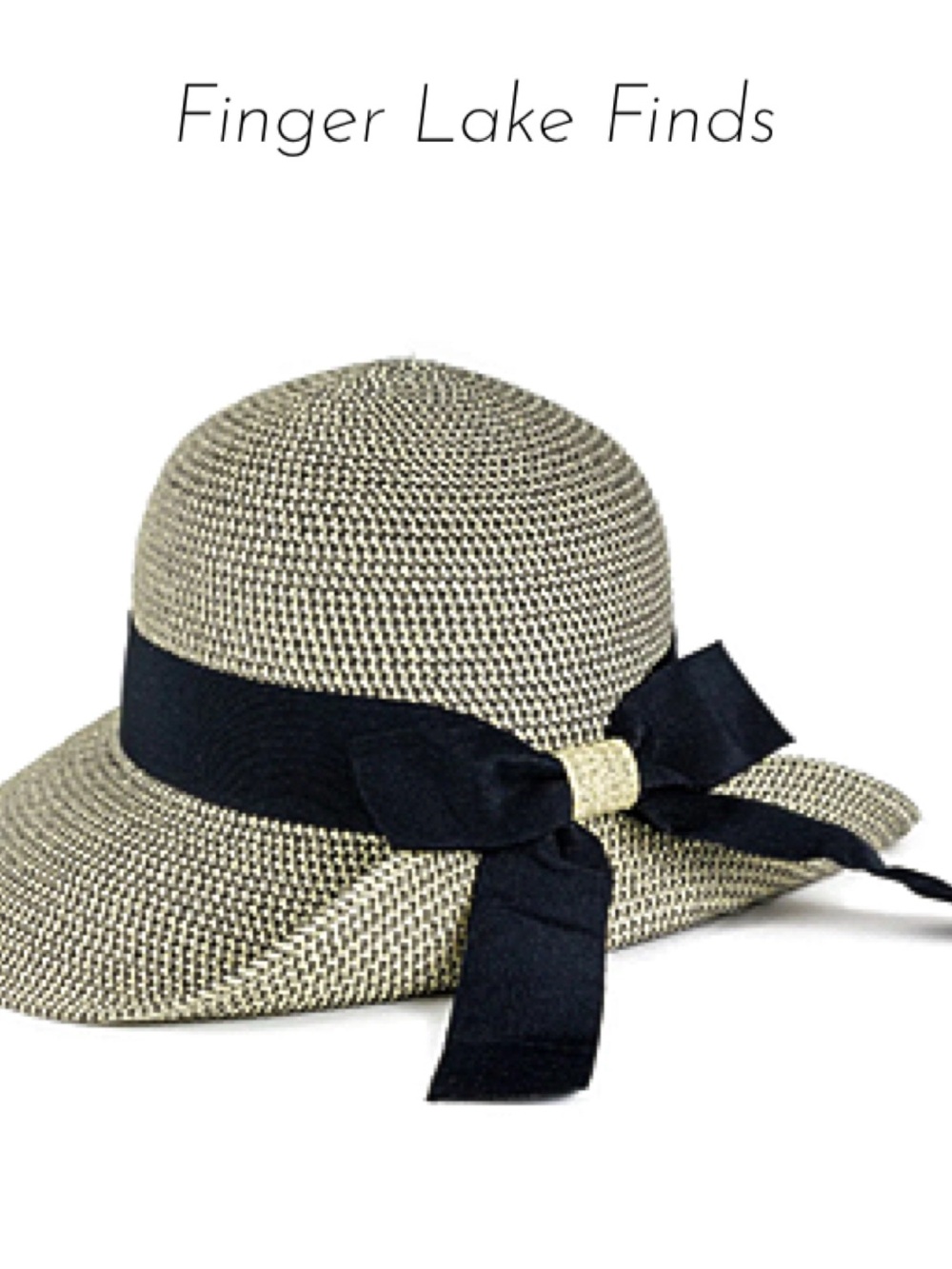 Magid Two Tone Ribbon Tan & Black Garden Hat